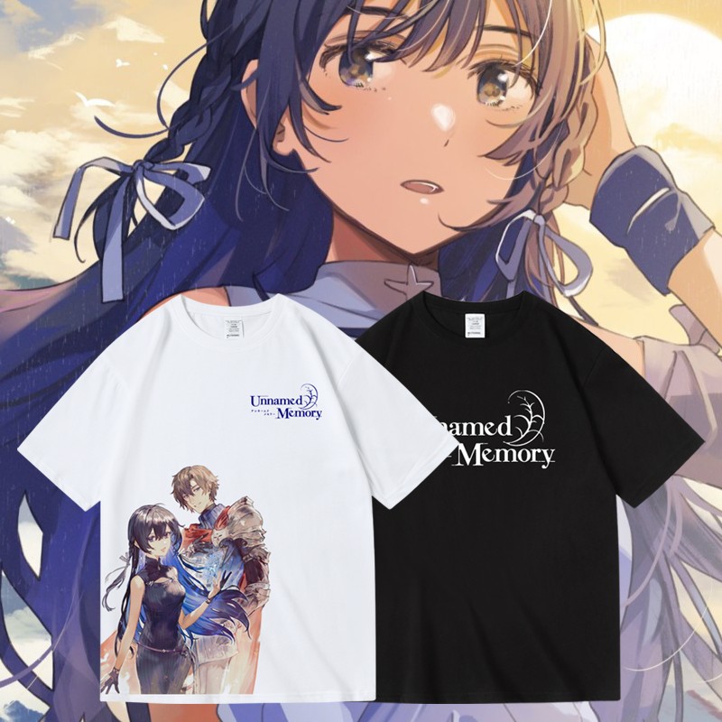日系卡通动漫二次元无名记忆奥斯卡缇娜夏周边短袖T恤男女夏季