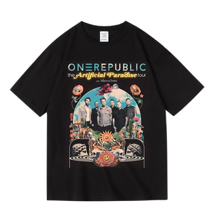 OneRepublic一体共和欧美摇滚乐队印花套头T恤纯棉夏男女圆领短袖