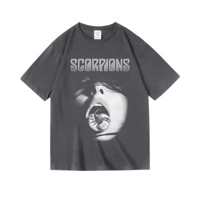 欧美金属摇滚乐队纯棉中性衣服