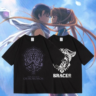 日式游戏二次元空之轨迹街尾蛇游击士周边印花纯棉短袖T恤夏男女