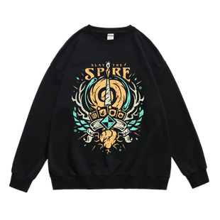 杀戮尖塔Slay the spire游戏周边街头潮牌圆领宽松套头卫衣男女bf