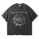arch enemy大敌金属乐队复古水洗落肩oversize做旧夏落肩宽松T恤