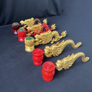 莲花龙头手炉香具树脂手炉龙头手寺院佛堂用品法器香炉插香