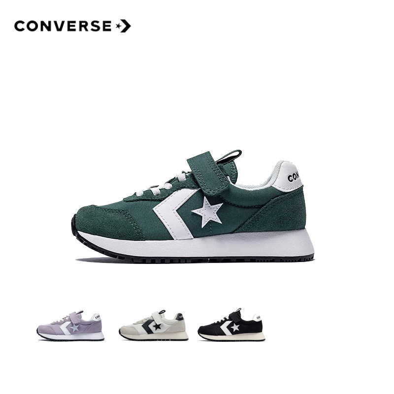 Converse匡威儿童鞋26春秋款男女童魔术贴休闲跑鞋小童星标运动鞋