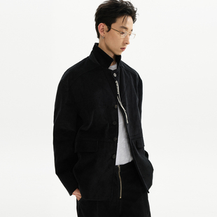 ESAT 外套 枪驳领手缝线灯芯绒休闲西装