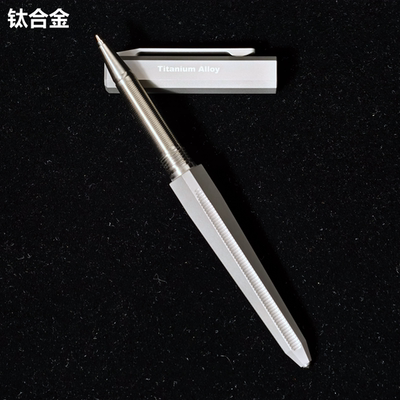 【送歼6战机减速板蒙皮】钛合金签字笔|中性笔|航空主题|礼盒