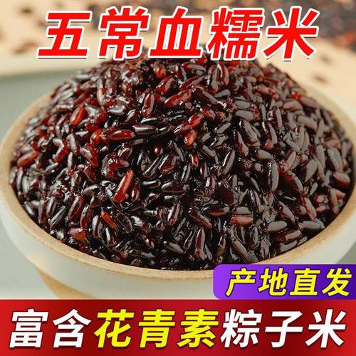 五常新米东北农家黑糯米