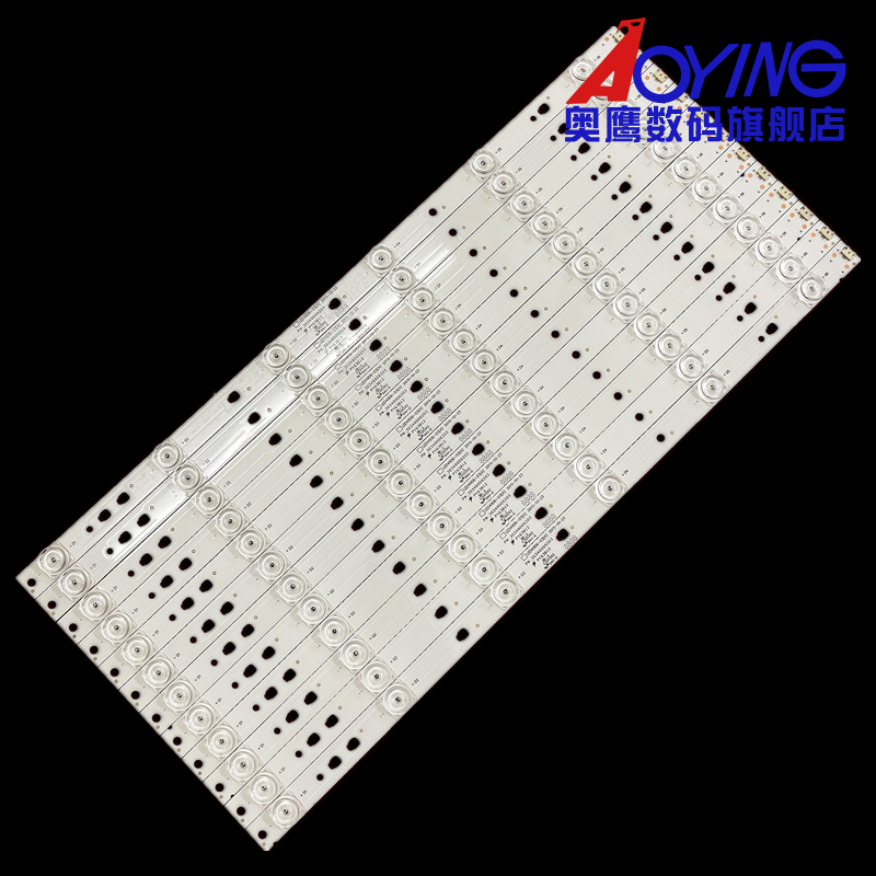 全新适用熊猫LE48D19S灯条LED49D6-03(A) 6灯12条一套凹透镜铝灯