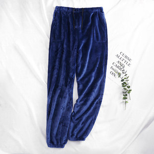 老太太冬天束口睡裤女老人居家保暖裤奶奶加绒加厚小脚灯笼裤外穿