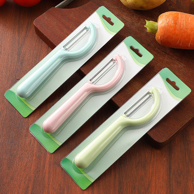 不锈钢削皮刀侧口削皮器刮皮水果去皮土豆苹果刨子厨房小工具瓜刨