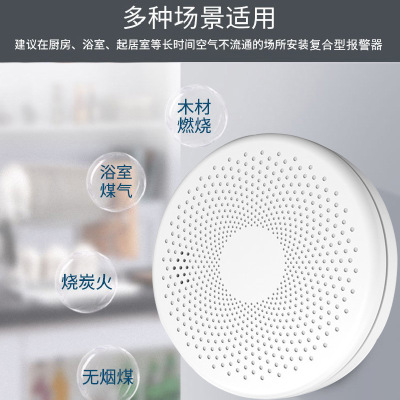 CE认证涂鸦光电烟感电化学 CO传感器报烟雾一氧化碳4g烟雾报警器