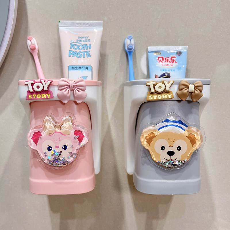 儿童牙刷置物架儿童漱口杯壁挂式可爱创意流沙牙杯牙刷架牙杯情侣,家庭/个人清洁工具,牙刷架/牙具座,淘宝优惠券,粉丝福利购,淘宝优惠卷