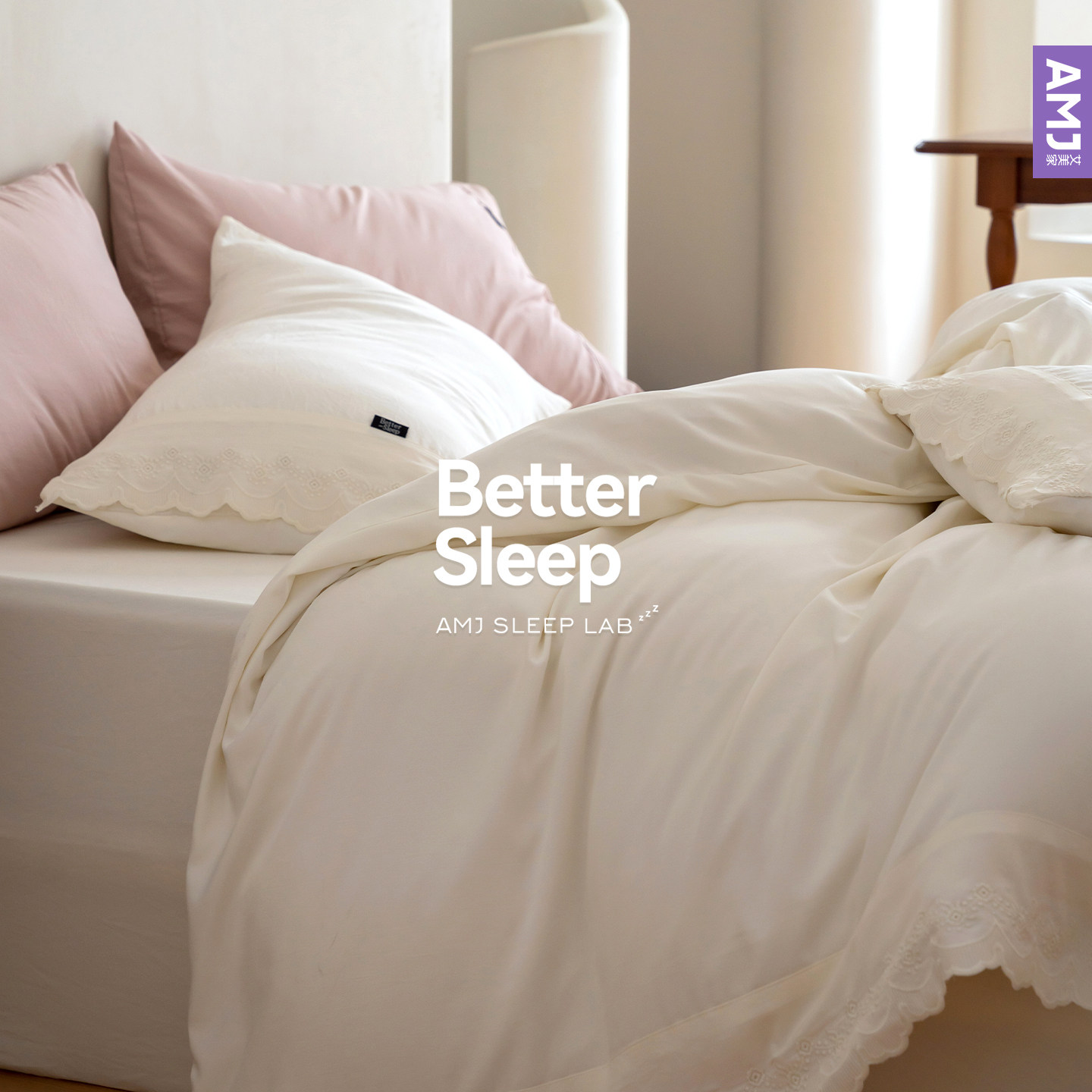 AMJ法式四件套艾美家蕾丝唯美舒适简约床单床笠被套简约床上用品