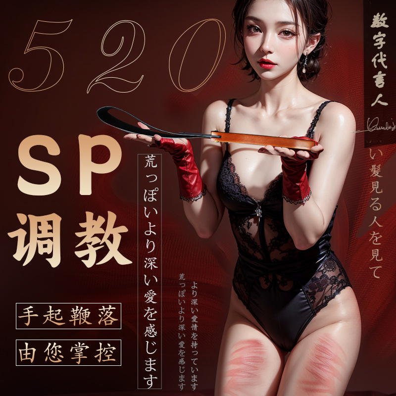 sm大尺度玩具调教女友拍打屁股sp工具牛皮拍子情趣皮鞭子成人用品