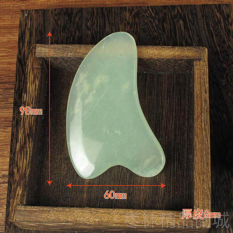 正品双头静音天岫玉石脸部玉滚轮按摩岩器眼部美容滚珠轮滚然脸玉