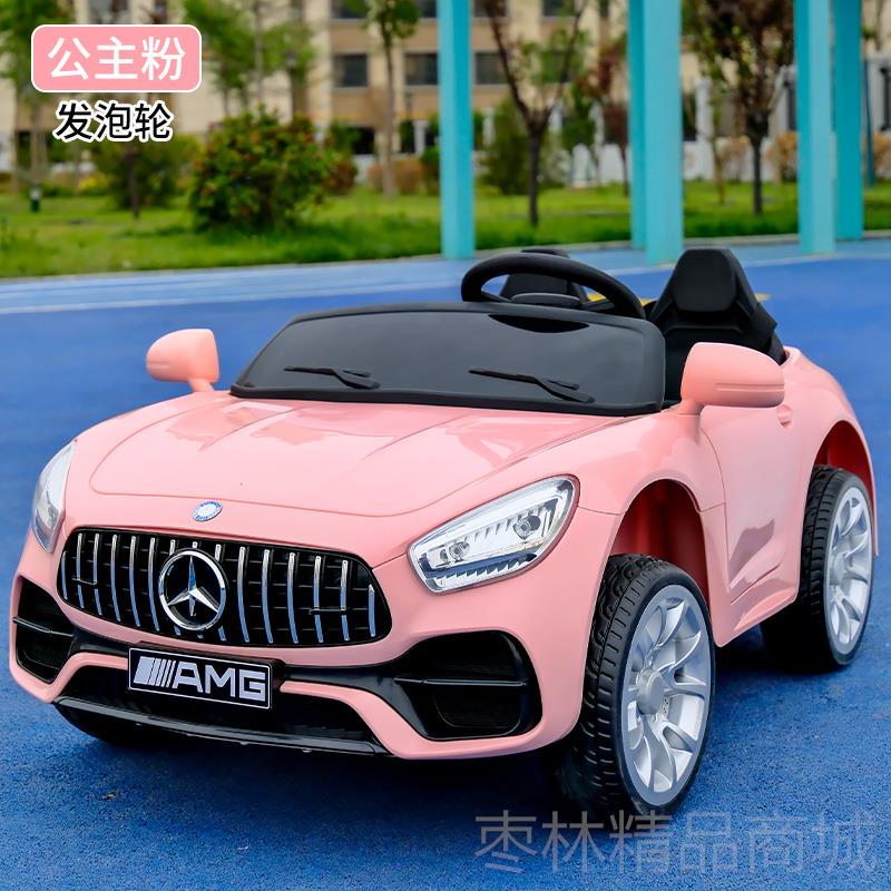 正品新儿童电动车可坐四轮汽男女孩遥控玩车宝车宝双款人座充电童