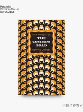 英文原版 普通蟾蜍随想录 奥威尔 散文  Some Thoughts on the Common Toad 企鹅伟大思想 Penguin Great Ideas 平装