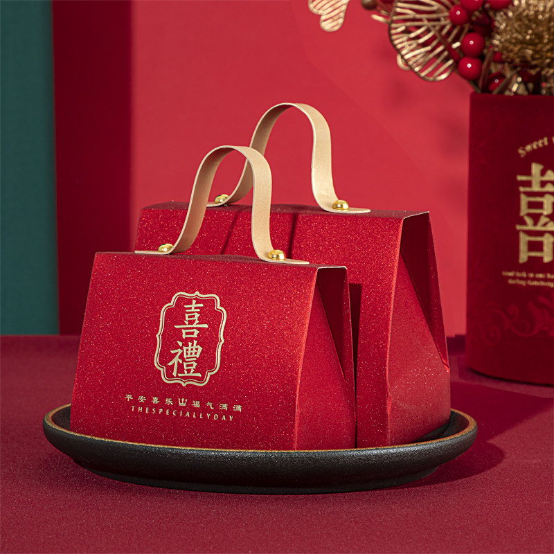 喜糖盒结婚2025新款高级磨砂中婚庆空礼盒皮质手提伴手礼糖果盒子,节庆用品/礼品,糖盒/糖盒配件,淘宝优惠券,粉丝福利购,淘宝优惠卷