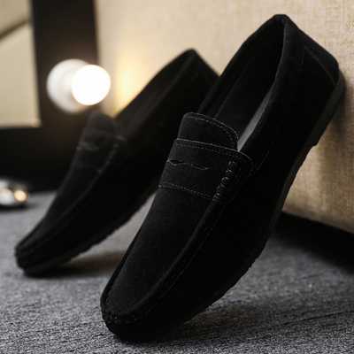 休闲男鞋豆豆鞋一脚蹬2026年新款精神小伙正装春季潮流乐福鞋男鞋