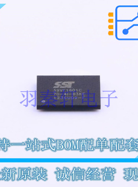 NOR FLASH SST39VF1601C-70-4I-B3KE TFBGA-48(6x8) MIC 全新原装