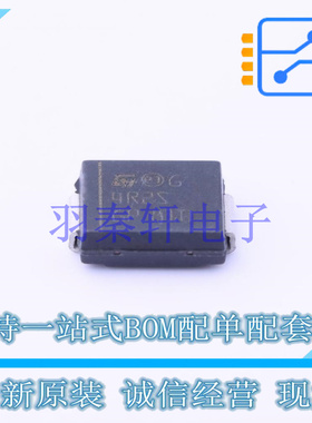 快恢复/超快恢复二极管 STTH4R02S SMC(DO-214AB) ST 全新原装进