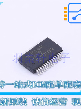 电池管理 MCP3913A1T-E/SS SSOP-28 全新原装正品