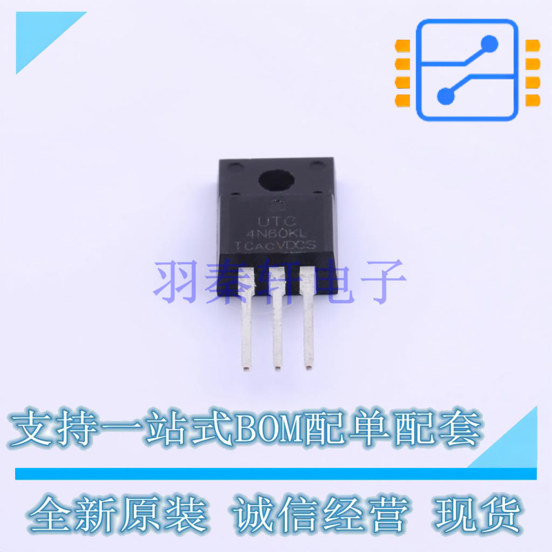 场效应管(MOSFET) 4N60KL-TC TO-220F-3 UTC 全新原装正品