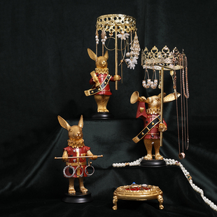 首饰展示架 项链耳坠珠宝女家用饰品橱窗创意摆件 耳环架子收纳架