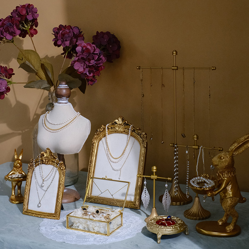 首饰展示架相框软包项链耳环