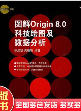 正版旧书图解Origin8.0科技绘图及数据分析李润明吴晓明人民邮电出版社9787115212764