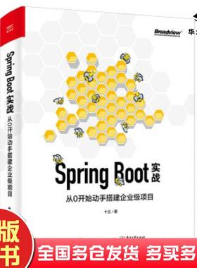 正版旧书SpringBoot实战:从0开始动手搭建企业级项目十三著电子工业出版社9787121414244