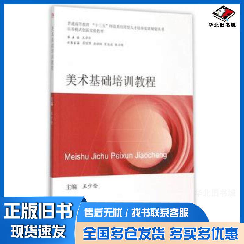 正版旧书美术基础培训教程王少伦主编西南交通大学出版社9787564341329