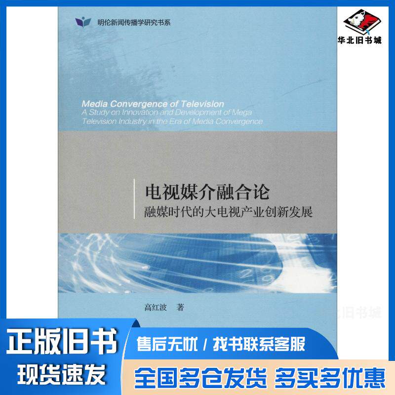 正版旧书电视媒介融合论融媒时代的大电视产业创新发展高红波社会科学文献出版社9787520129497