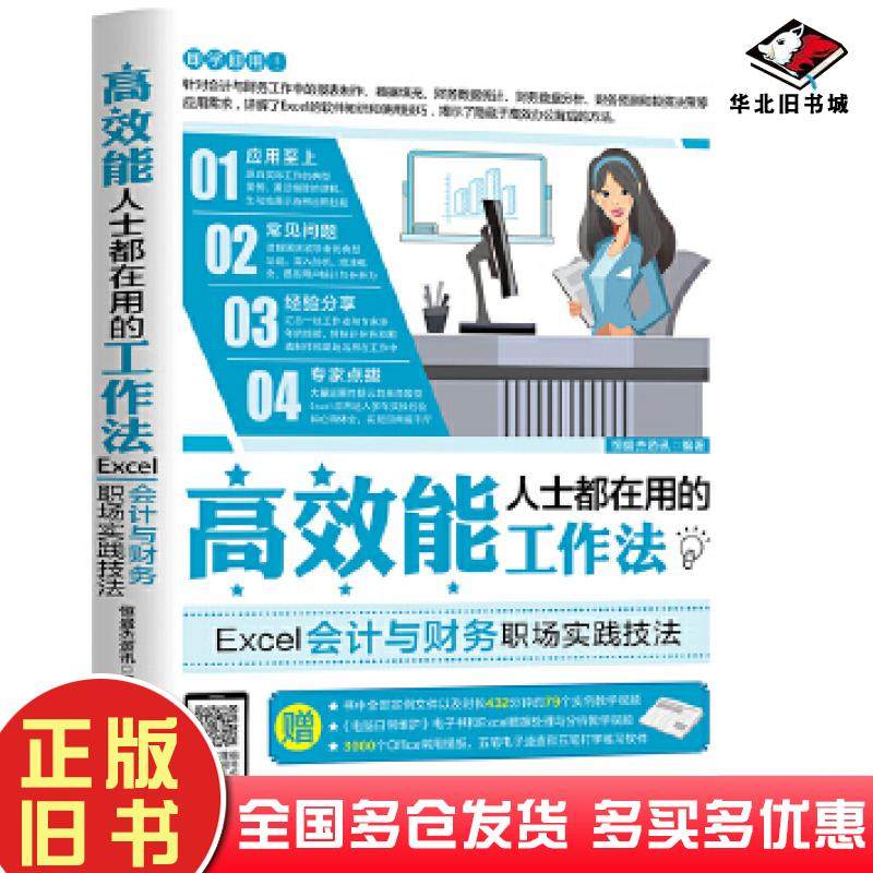 正版旧书高效能人士都在用的工作法Excel会计与财务职场实践技法恒盛杰资讯机械工业出版社9787111536710