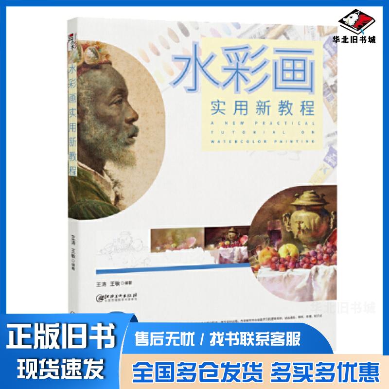 正版旧书水彩画实用新教程王涛江西美术出版社9787548052371