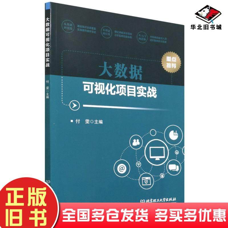 正版旧书大数据可视化项目实战付雯北京理工大学出版社9787576308280
