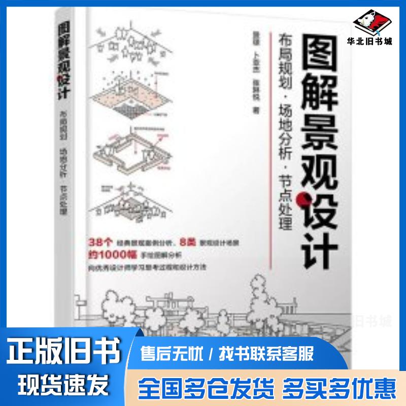 正版旧书图解景观设计:布局规划·场地分析·节点处理景璟卜亚杰张琳悦化学工业出版社9787122414465