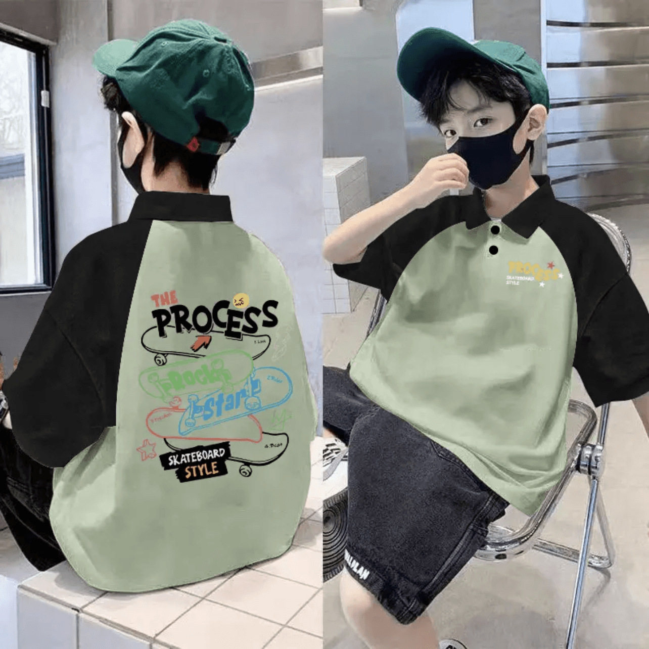 专柜正品纯棉童装夏季新款POLO衫