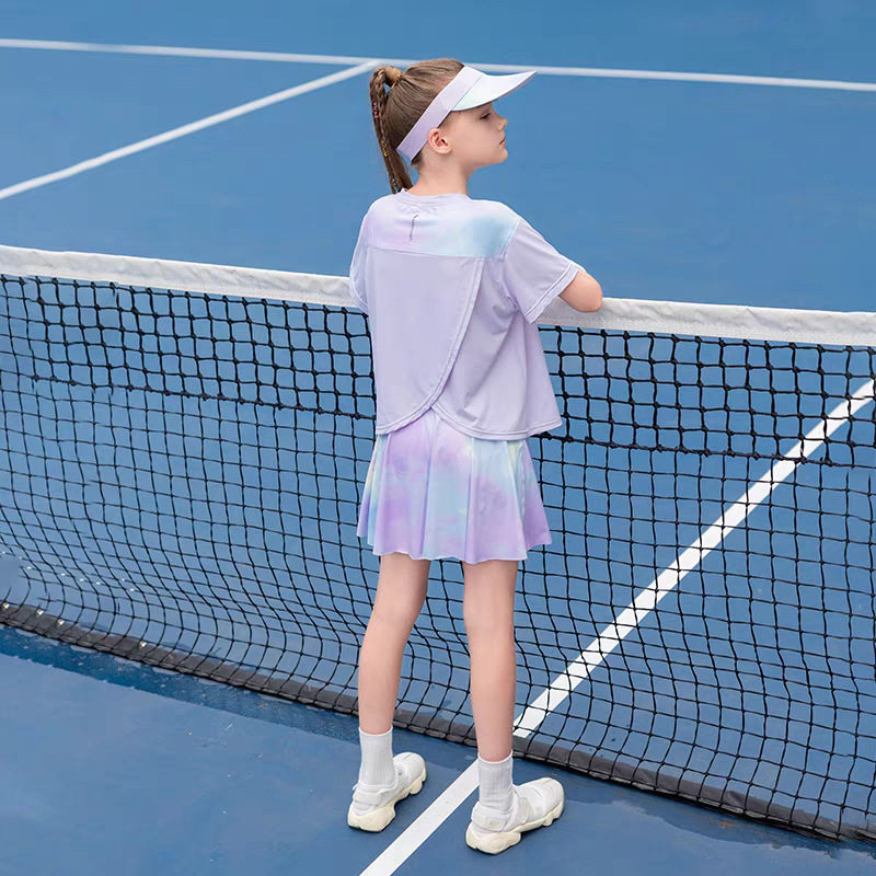品牌专柜女童速干夏季运动服套装