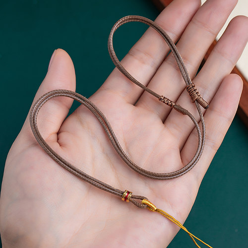 黄金吊坠绳配绳高端佛头绳子