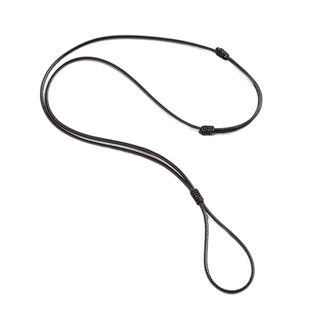 男女玉坠翡翠绳子项链绳可调节手工编织平安扣吊坠挂绳挂脖蜡皮绳