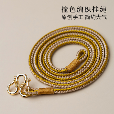 平安扣挂绳挂脖藏式唐卡吊坠绳