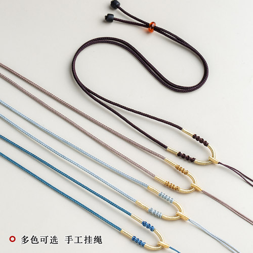 项链穿玉石佛坠高档货挂件