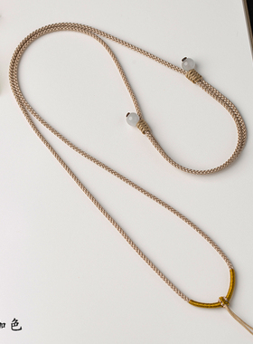 成人情侣简约素线挂绳细款可调节素绳金刚结项链绳吊坠玉坠挂件绳