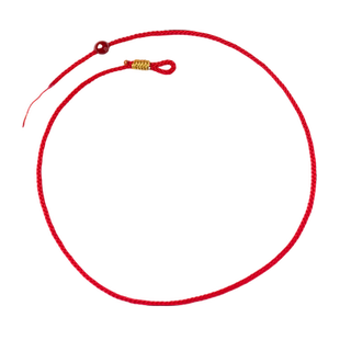 半成品手绳红绳手链女男可串黄金转运珠纯银DIY配件手工编绳脚链