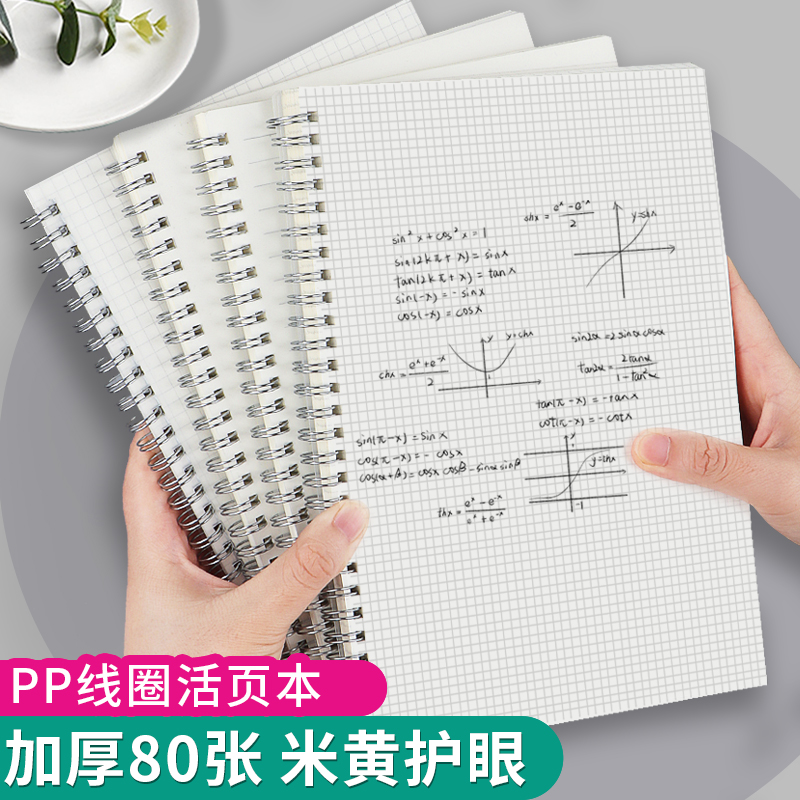 活页本加厚ins风手账线圈本