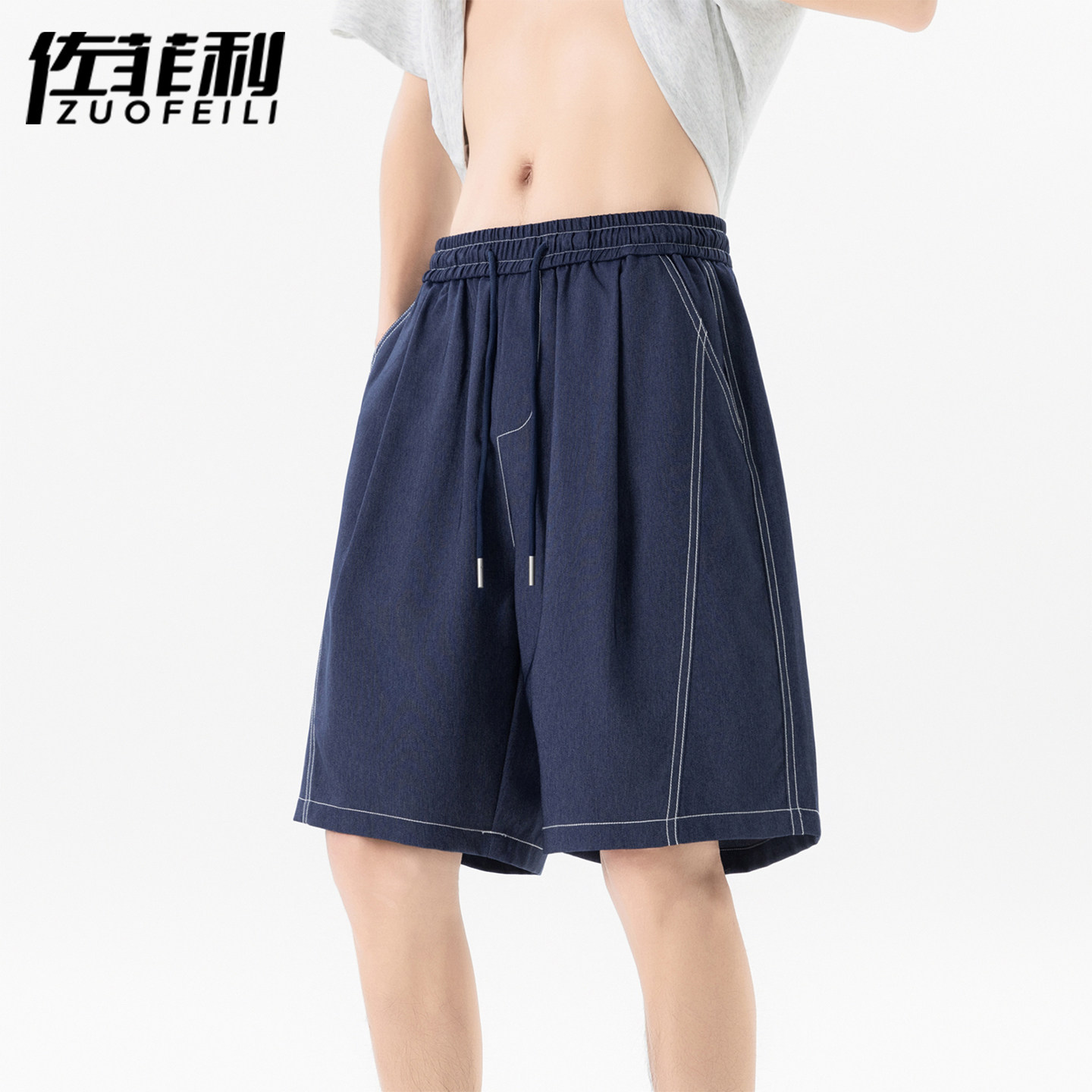 专柜Cleanfit风短裤男夏季新款美式休闲五分裤子男宽松青少年运动