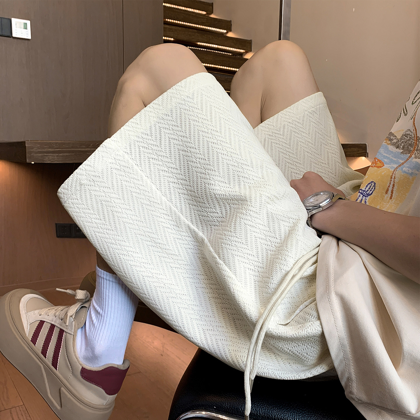 专柜短裤男夏季2026新款潮牌休闲五分裤子男凉感冰丝直筒篮球运动