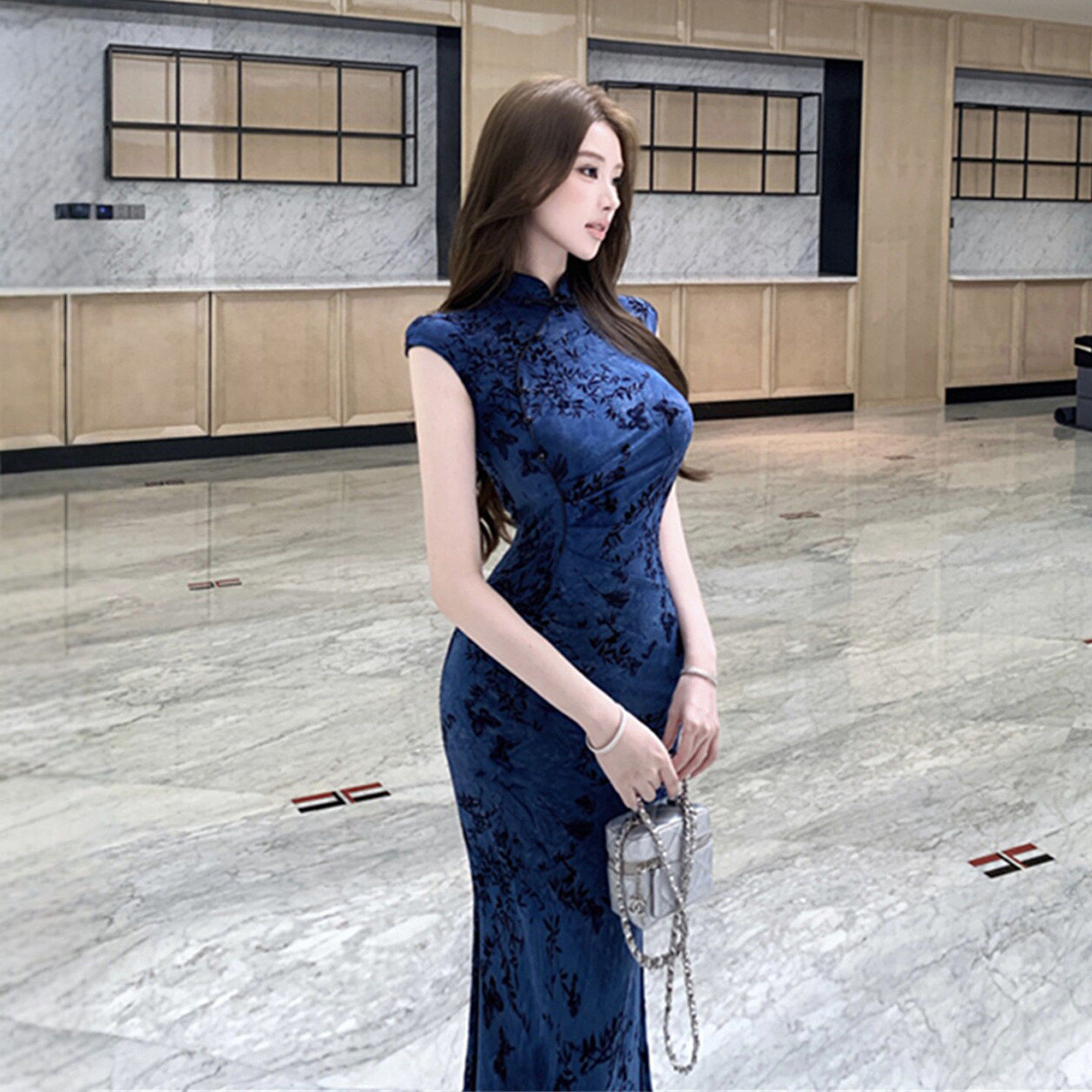 专柜26夏日绝美小裙子新中式国风改良旗袍连衣裙时尚气质修身包臀