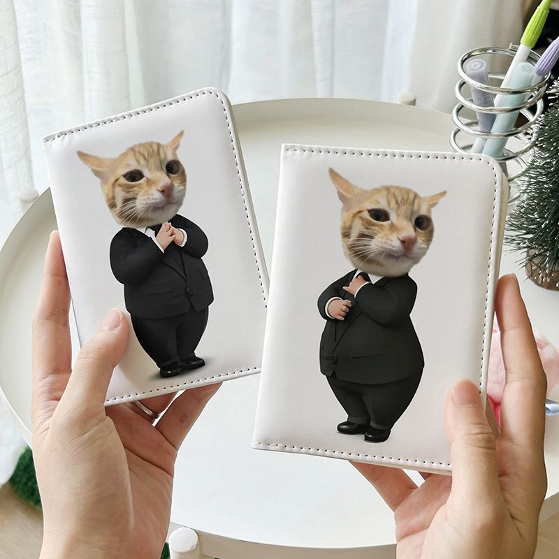 可爱猫猫BOSS卡通Q版护照